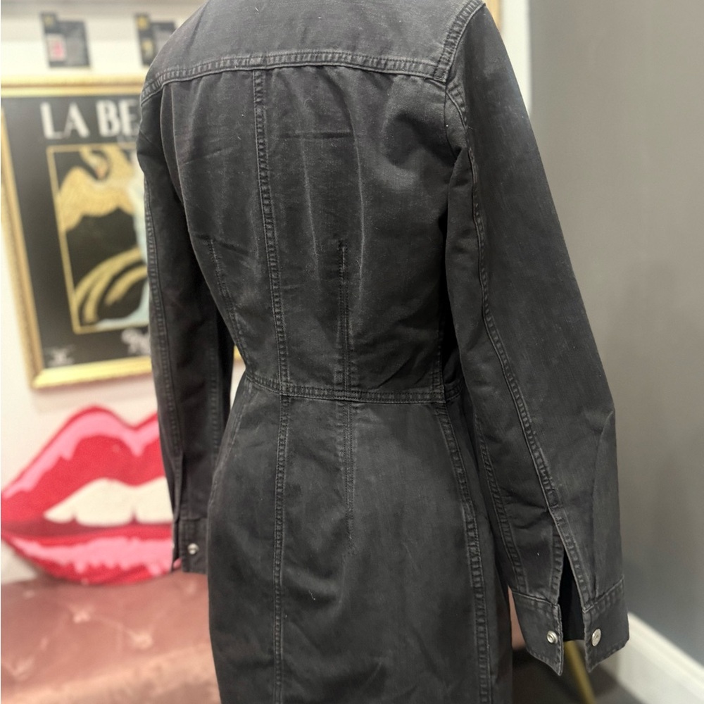 Levi’s Black Denim Button-Up Dress - Picture 2 of 2